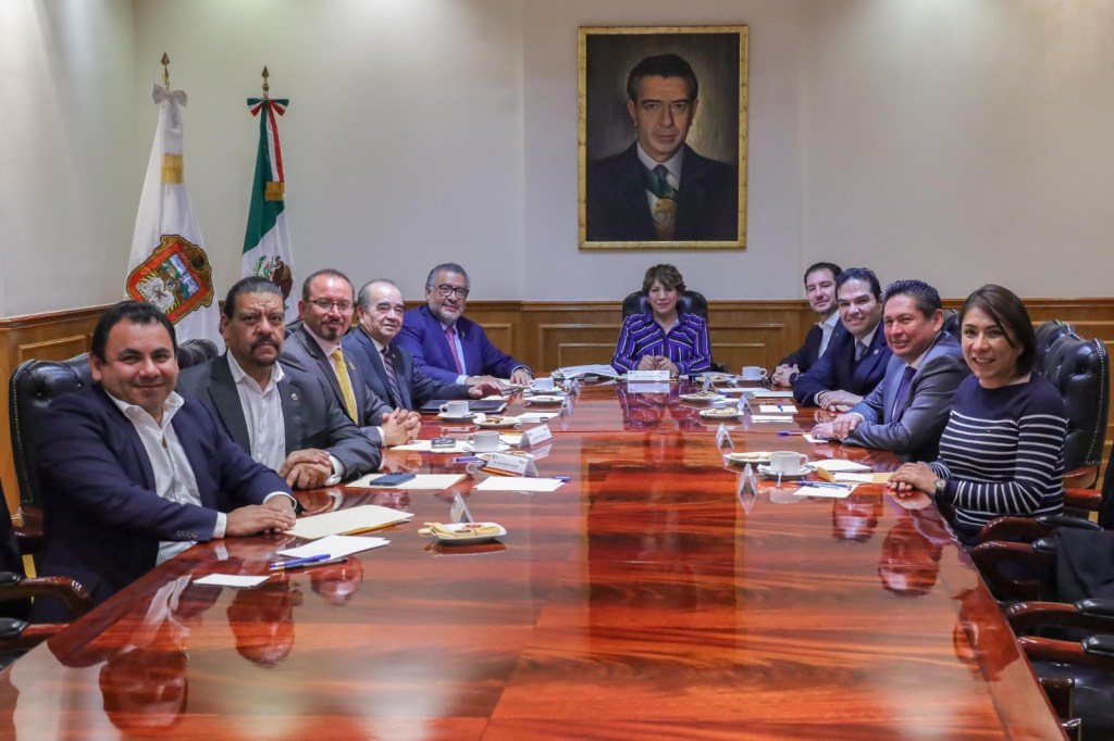 Se reúne Delfina Gómez con la JUCOPO; planean entrega del Paquete Fiscal Estatal 2024
