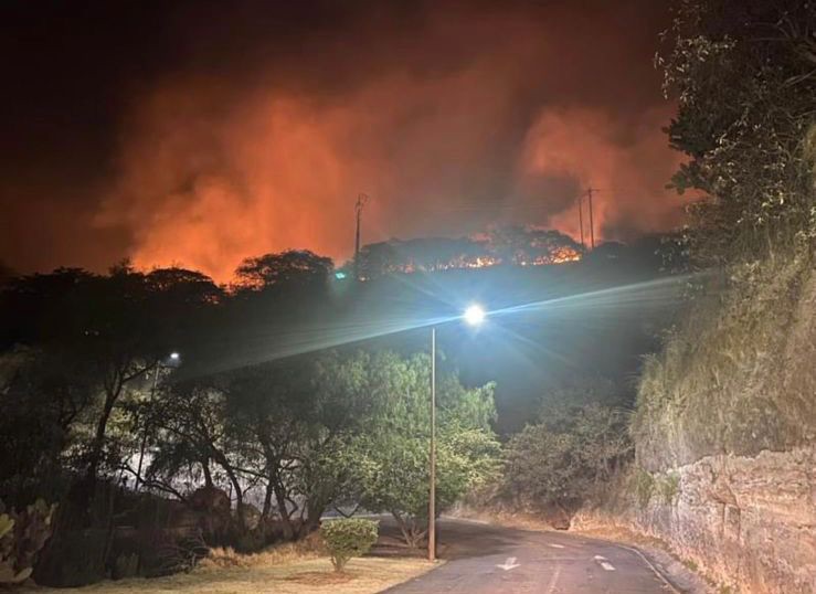 Atizapán de Zaragoza se enfrenta a un devastador incendio forestal