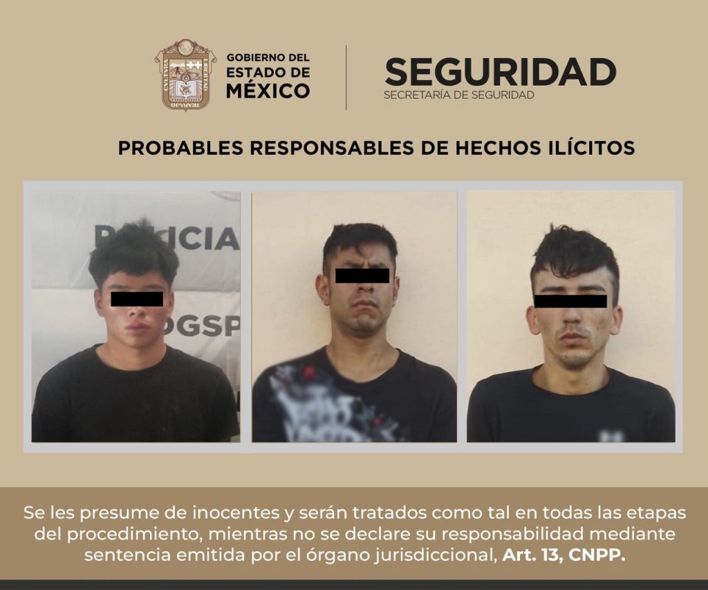 Dictan prisión preventiva a tres implicados en el asesinato de funcionarios de Ocuilan
